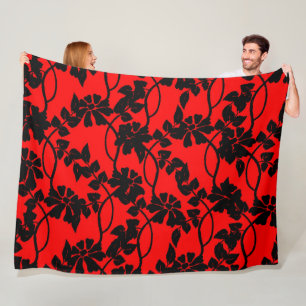 floral fleecedecke