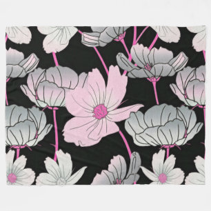 floral fleecedecke