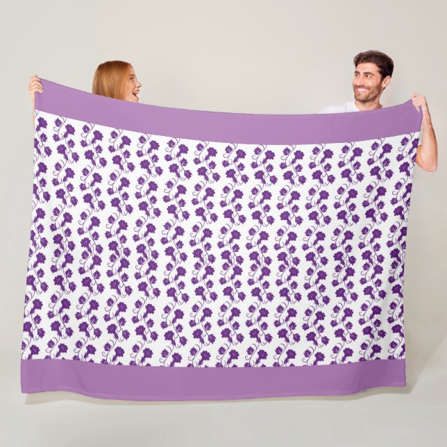 floral fleecedecke (Beispiel)