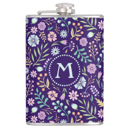 Floral floral Boho Muster Flask Flachmann