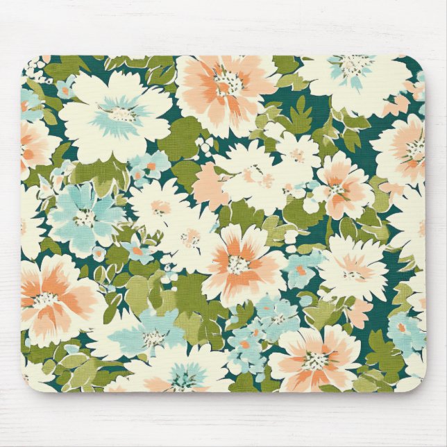 Floral Flow Maus Pad Mousepad (Vorne)