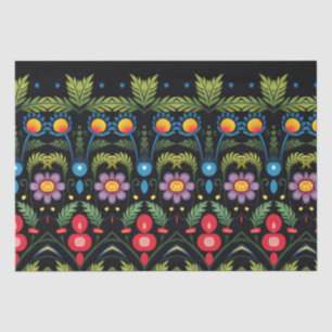 Floral Folk Art Modern Seidenpapier