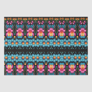 Floral Folk Art Modern Seidenpapier