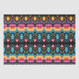 Floral Folk Art Modern Seidenpapier