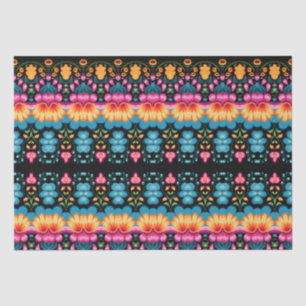 Floral Folk Art Modern Seidenpapier