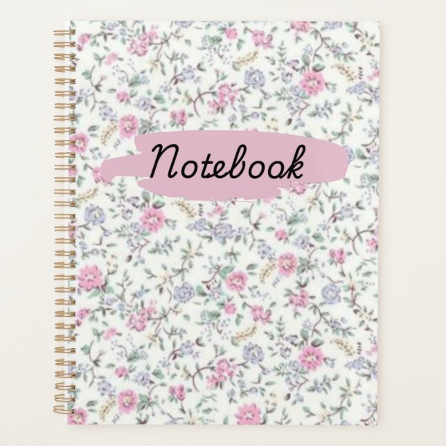 Floral Frenzy-Notebook Planer (Vorderseite)