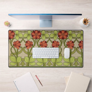 Floral Frieze Border im Jugendstil Schreibtischunterlage