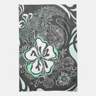 Floral Frill | Anpassbare Farbe | Handtuch