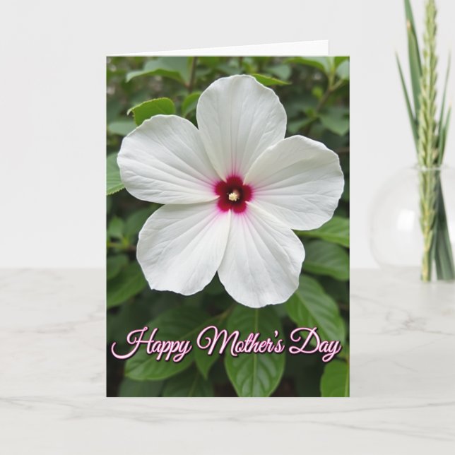 Floral Fuchsia Bloom Card Karte (Vorderseite)