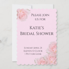 Floral Fun Brautparty Einladung