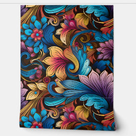 Floral Funkadelic Botanical Tapete