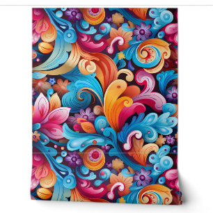 Floral Funkadelic Botanical Tapete