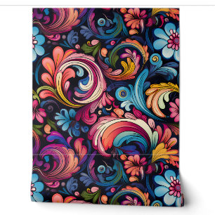 Floral Funkadelic Botanical Tapete