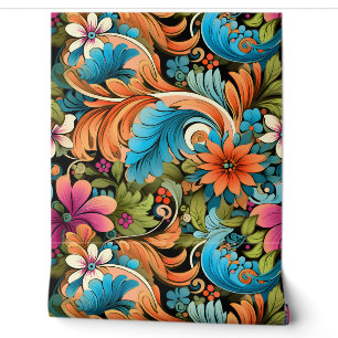 Floral Funkadelic Botanical Tapete