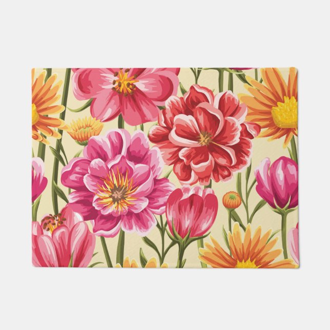 floral fußmatte (Vorderseite)
