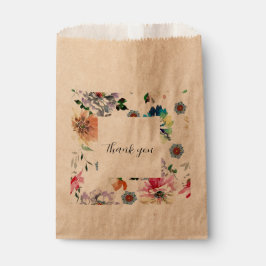 Floral Gabe Tasche Geschenktütchen