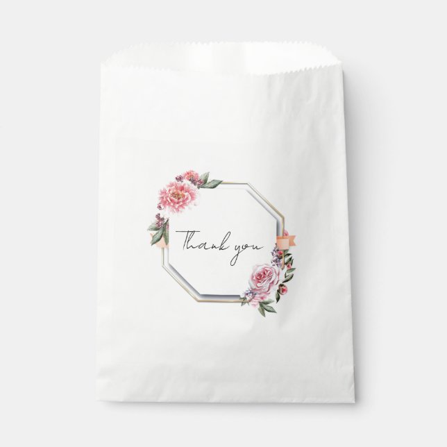 Floral Gabe Tasche Geschenktütchen (Vorderseite)