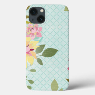 Floral Garden, Blue Background Case-Mate iPhone Hülle