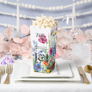 Floral garden wedding geschenkschachtel