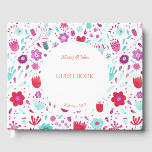 Floral Gästebuch