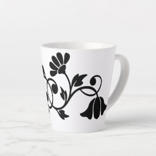 floral geblüht Blume-motiv Milchtasse