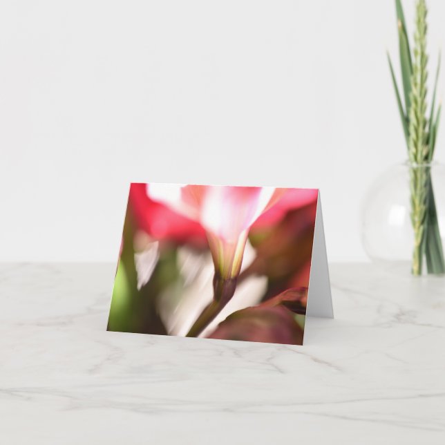 Floral geklappt Dankeschön Karte (Vorderseite)