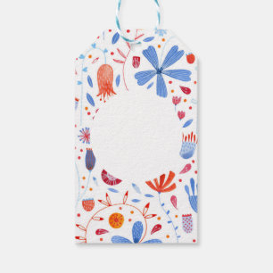 Floral Geschenkanhänger
