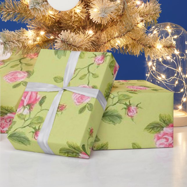 floral geschenkpapier (Feiertage)