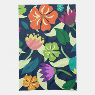 floral geschirrtuch