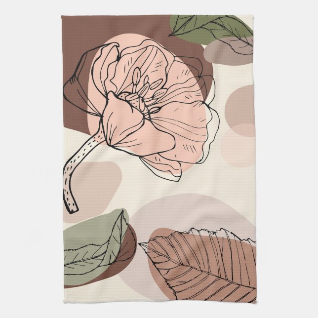 floral geschirrtuch (Vertikal)