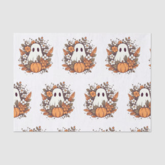 Floral Ghost Seidenpapier