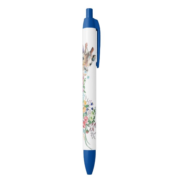 Floral Giraffe Pen Kugelschreiber (Unterseite (Vertikal))