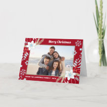 Floral Glitzer Snowflakes Rotes Weihnachtsfest Fot