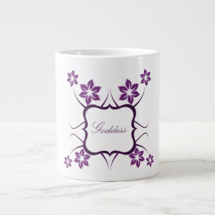 Floral Goddess Jumbo Tasse, Lila Jumbo-Tasse