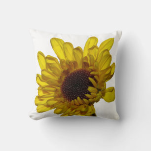 Floral Golden Yellow Blume Abstraktes Geschenk Gef Kissen