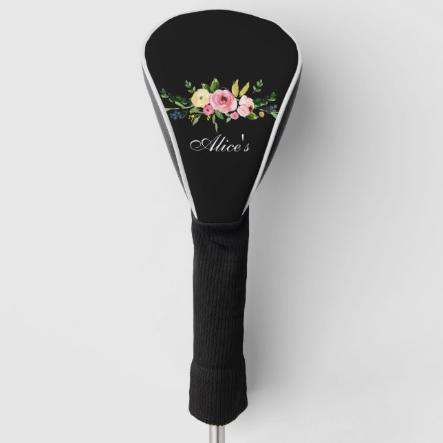 Floral Golf Head Covers Golf Headcover (Vorderseite)