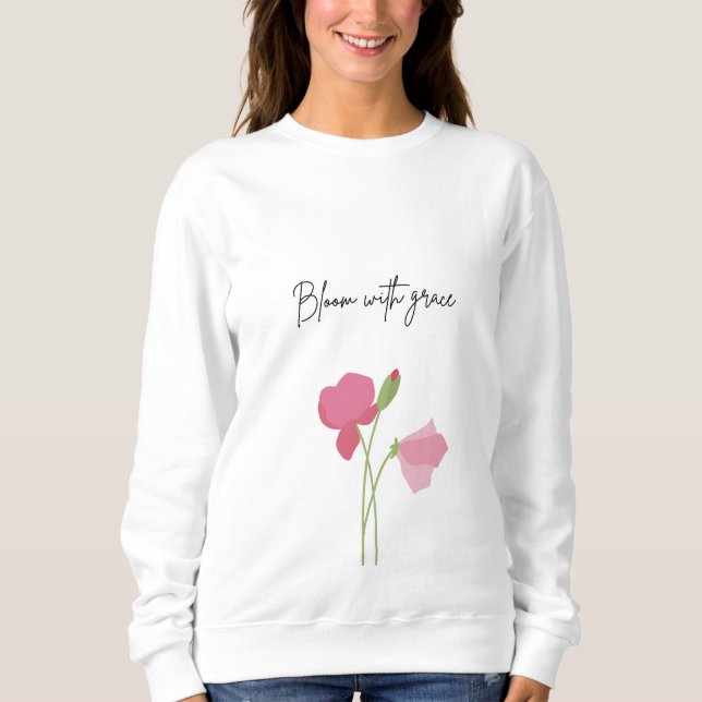 Floral Grace Sweatshirt (Vorderseite)