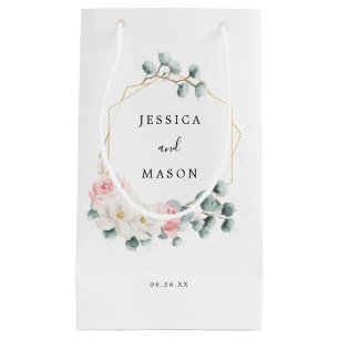 Floral Greenery Hotel Wedding Gift Bag Kleine Geschenktüte