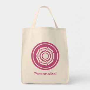 Floral Groove Bag, Magenta Tragetasche