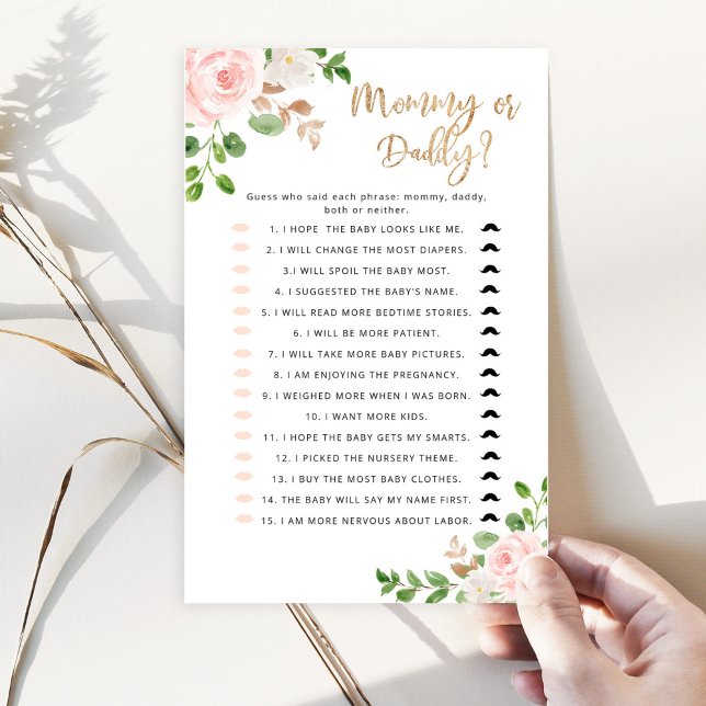 Floral Guess, der gesagt hat, es Mama oder Daddy S (Von Creator hochgeladen)