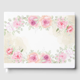 Floral Guest Book Gästebuch