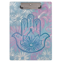 Floral Hamsa Clipboard Klemmbrett