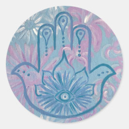 Floral Hamsa Sticker