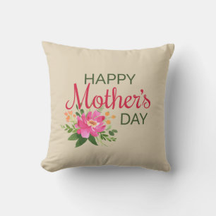 Floral Happy Mother Day   Kissen