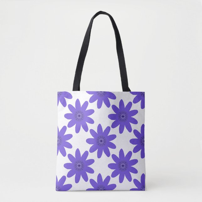 'Floral Harmony' Fettes Lila Muster (Vorderseite)