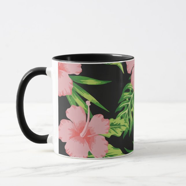 Floral Hawaiian Dark Tasse (Links)
