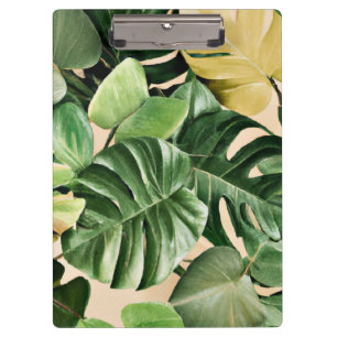Floral/hawaiianisches/tropisches Blatt Klemmbrett