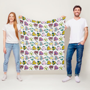 Floral Hearts Fleecedecke