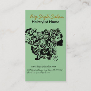 Floral Henna Haar Treppe Treppe Wellness-Center Tr Terminkarte
