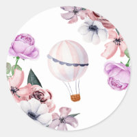 Floral Hot Air Ballon Reisen Brautparty